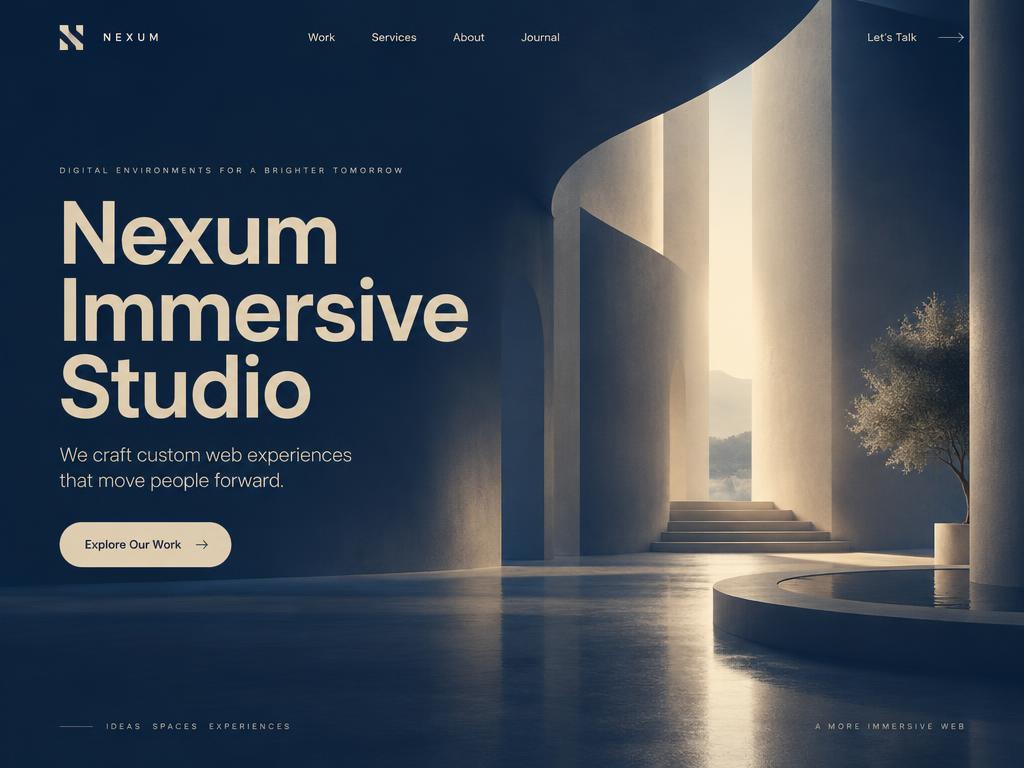 Exemple de site Nexum Immersive Studio pour Expérience immersive · Vaud